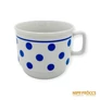 Kép 1/6 - Zsolnay porcelán - Kék pöttyös bögre