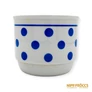 Kép 4/6 - Zsolnay porcelán -  Kék pöttyös bögre