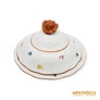 Kép 1/6 - Zsolnay porcelán - Mélytányér fedéllel