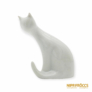 Kép 2/10 - Royal Dux porcelán -  Fehér ülő macska