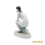 Kép 7/10 - Zsolnay porcelán -  Ülő akt