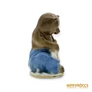 Kép 3/10 - Gorodnitsa porcelán -  Balalajkázó medve