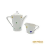 Kép 1/9 - Hollóházi porcelán - Pöttyös kancsó és kiöntő