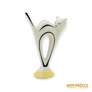 Kép 1/10 - Hollóházi porcelán - Art deco macska