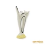 Kép 8/10 - Hollóházi porcelán -  Art deco macska