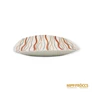 Kép 6/9 - Hollóházi porcelán -  Csíkos süteményes tál 6 db