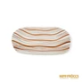 Kép 8/9 - Hollóházi porcelán -  Csíkos süteményes tál 6 db