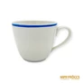 Kép 5/8 - Hollóházi porcelán -  Kék-fehér csésze (alj nélkül) 5 db