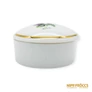Kép 2/5 - Hollóházi porcelán -  Virágmintás szelence