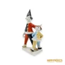 Kép 8/10 - Hollóházi porcelán -  Bohócpár