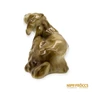 Kép 7/10 - Zsolnay porcelán -  Vakaródzó kutya