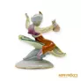 Kép 4/10 - Hollóházi porcelán -  Aladdin zöld színű repülőszőnyegen
