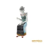 Kép 8/10 - Hollóházi porcelán -  Hímző nő