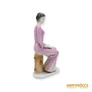 Kép 8/10 - Hollóházi porcelán -  Olvasó nő