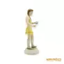 Kép 3/10 - Drasche porcelán -  Éneklő lány (sárga ruhában)