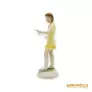 Kép 6/10 - Drasche porcelán -  Éneklő lány (sárga ruhában)