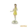 Kép 7/10 - Drasche porcelán -  Éneklő lány (sárga ruhában)