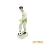 Kép 1/10 - Hollóházi porcelán - Focista zöld-fehér mezben