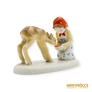 Kép 2/10 - Metzler &amp; Ortloff porcelán -  Őzikét etető kislány