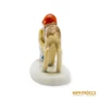 Kép 3/10 - Metzler &amp; Ortloff porcelán -  Őzikét etető kislány