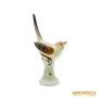Kép 5/10 - Hollóházi porcelán -  Ágon ülő madár