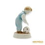 Kép 6/10 - Zsolnay porcelán -  Labdát rúgó gyerek