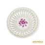 Kép 2/6 - Herendi porcelán -  Fonott kosár virág mintával