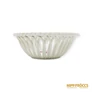 Kép 4/6 - Herendi porcelán -  Fonott kosár virág mintával