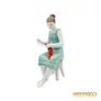 Kép 7/10 - Hollóházi porcelán -  Paprikafűző nő