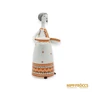 Kép 2/10 - Hollóházi porcelán -  Két tálat tartó lány