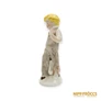 Kép 3/10 - Lippelsdorf porcelán -  Kisfiú libával