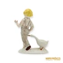 Kép 5/10 - Lippelsdorf porcelán -  Kisfiú libával