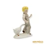 Kép 8/10 - Lippelsdorf porcelán -  Kisfiú libával