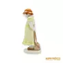 Kép 6/10 - Aquincumi porcelán -  Sárga ruhás kislány kalapban