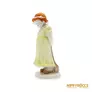 Kép 7/10 - Aquincumi porcelán -  Sárga ruhás kislány kalapban