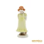 Kép 8/10 - Aquincumi porcelán -  Sárga ruhás kislány kalapban