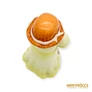 Kép 9/10 - Aquincumi porcelán -  Sárga ruhás kislány kalapban