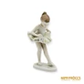 Kép 1/10 - Hollóházi porcelán - Kis balerina (lüszter festés)