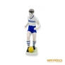 Kép 2/10 - Hollóházi porcelán -  Focissta kék-fehér mezben