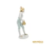 Kép 3/11 - Unterweissbach porcelán -  Lány kosárral