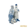 Kép 2/10 - Polonne porcelán -  Téli pletyka