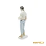 Kép 6/10 - Wallendorf porcelán -  Fiú walkmant hallgat