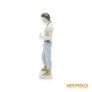 Kép 7/10 - Wallendorf porcelán -  Fiú walkmant hallgat