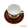 Kép 3/6 - Alföldi porcelán -  Alföldi "art deco" kávés csésze aljjal