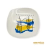 Kép 2/5 - Drasche porcelán -  Mátrafüred emlék tálka