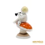 Kép 3/10 - Metzler &amp; Ortloff porcelán -  Gombán ülő furulyázó fiú