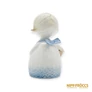Kép 4/10 - Aquincumi porcelán -  Gyertyatartós aquazúr angyal