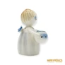 Kép 3/10 - Aquincumi porcelán -  Aquazúr angyal két gyertyatartóval