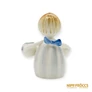 Kép 5/10 - Aquincumi porcelán -  Aquazúr angyal két gyertyatartóval