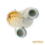 Kép 9/10 - Aquincumi porcelán -  Aquazúr angyal két gyertyatartóval
